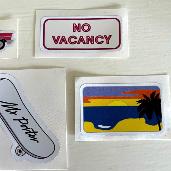 Mr Porter “LA” Sticker Set. New - Picture 2 of 3